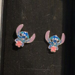 Blue and Pink Character Earrings
